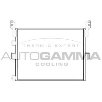 Condenseur, climatisation AUTOGAMMA 105970
