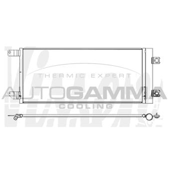 Condenseur, climatisation AUTOGAMMA 105983