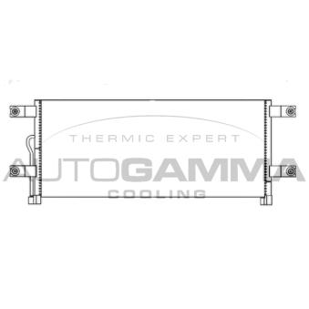 Condenseur, climatisation AUTOGAMMA 107377