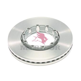 Jeu de 2 disques de frein arrière MERITOR MBR5139