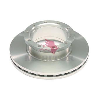 Jeu de 2 disques de frein avant MERITOR MBR5032