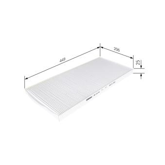 Filtre, air de l'habitacle BOSCH