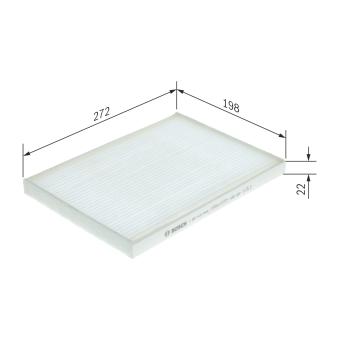 Filtre, air de l'habitacle BOSCH 1 987 435 048