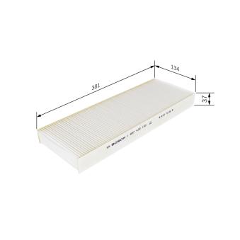 Filtre, air de l'habitacle BOSCH 1 987 432 150