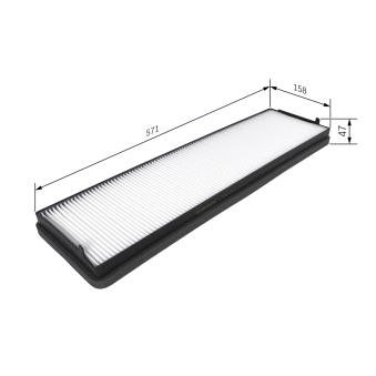 Filtre, air de l'habitacle BOSCH