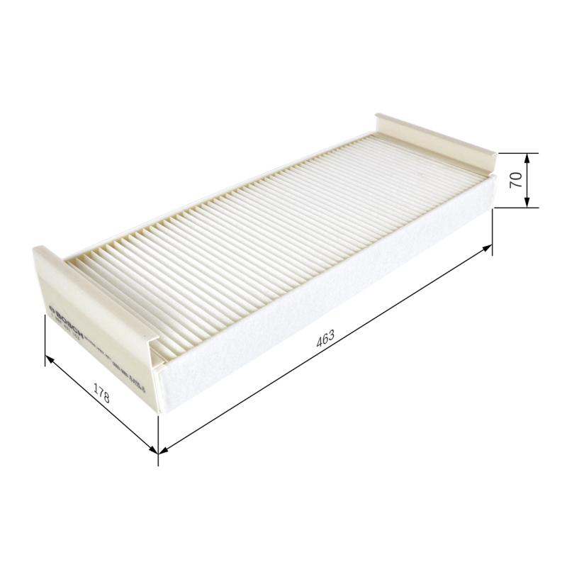 Filtre, air de l'habitacle BOSCH 1 987 431 163 - Visuel 1