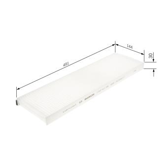 Filtre, air de l'habitacle BOSCH