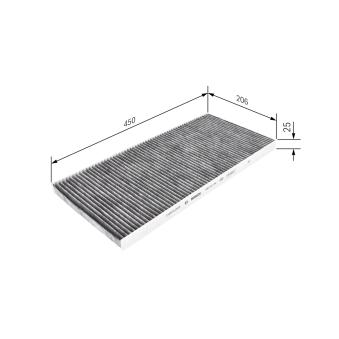 Filtre, air de l'habitacle BOSCH 1 987 431 194