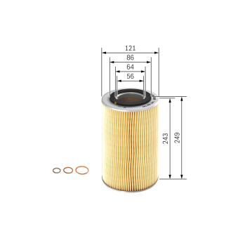 Filtre à huile BOSCH