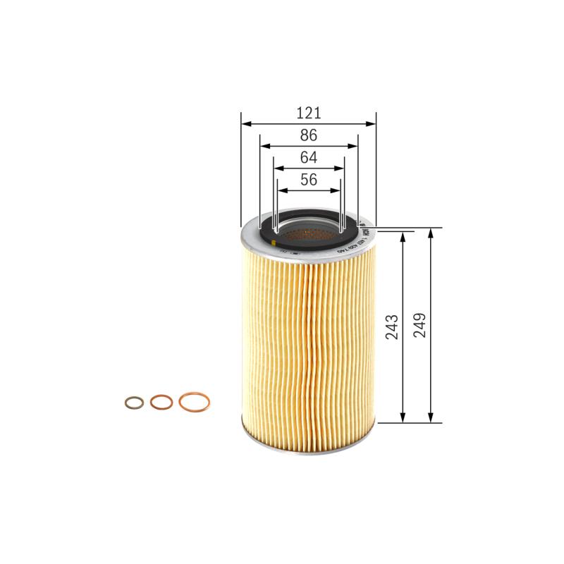 Filtre à huile BOSCH 1 457 429 740 - Visuel 1