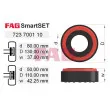 Roulement de roue avant FAG 723 7001 10 - Visuel 1