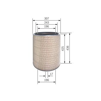 Filtre à air BOSCH F 026 400 604