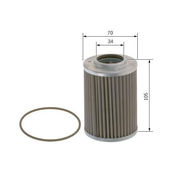 Filtre hydraulique, direction BOSCH