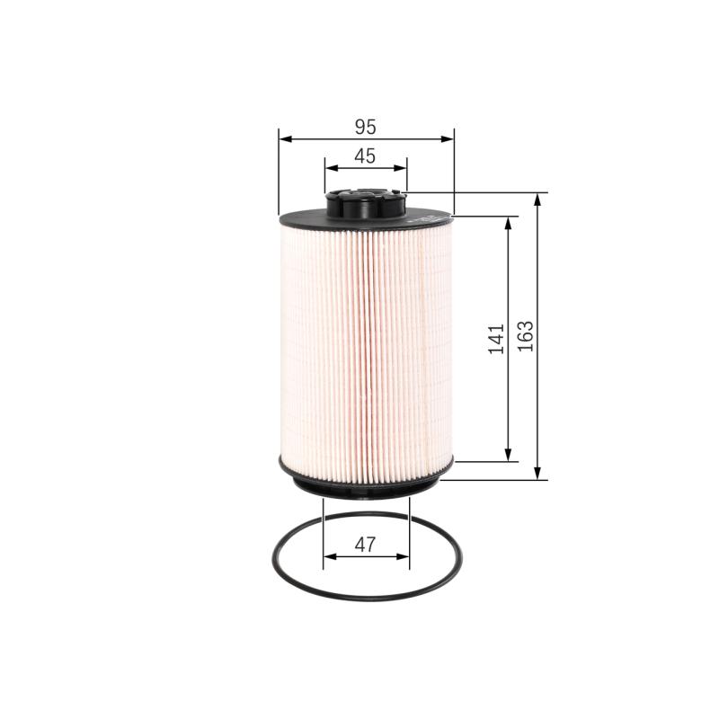 Filtre à carburant BOSCH F 026 402 070 - Visuel 1