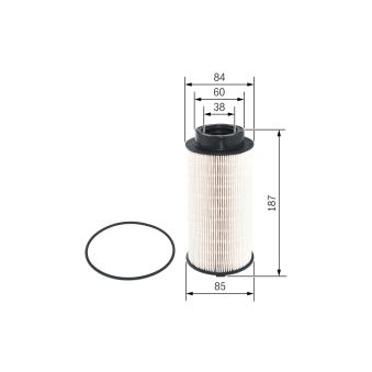 Filtre à carburant BOSCH F 026 402 100