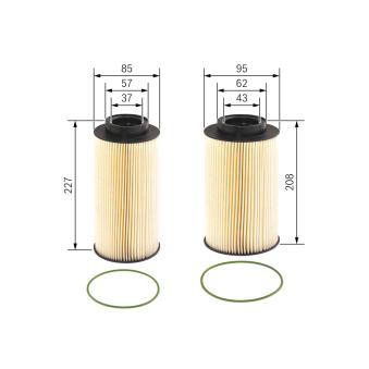 Filtre à carburant BOSCH