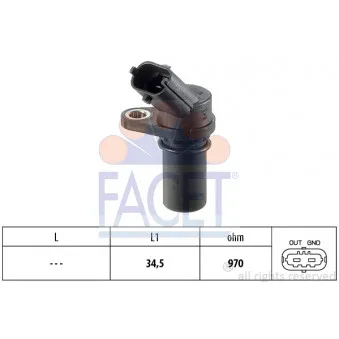 Capteur d'angle, vilebrequin FACET