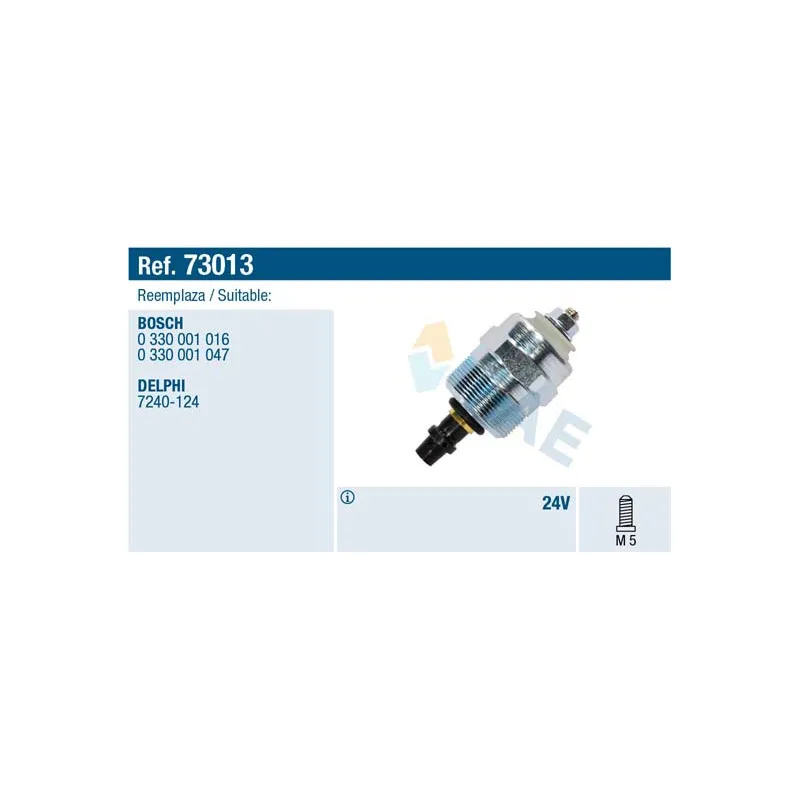Dispositif d'arrêt, système d'injection FAE 73013