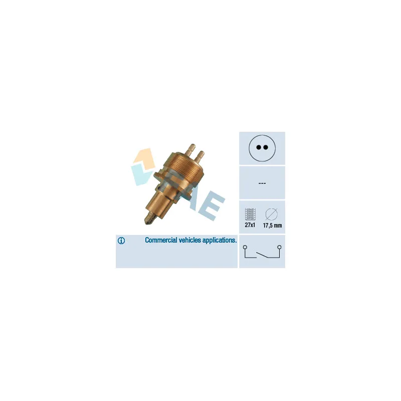 Contacteur, feu de recul FAE 40430