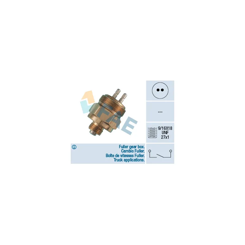 Contacteur, feu de recul FAE 40450