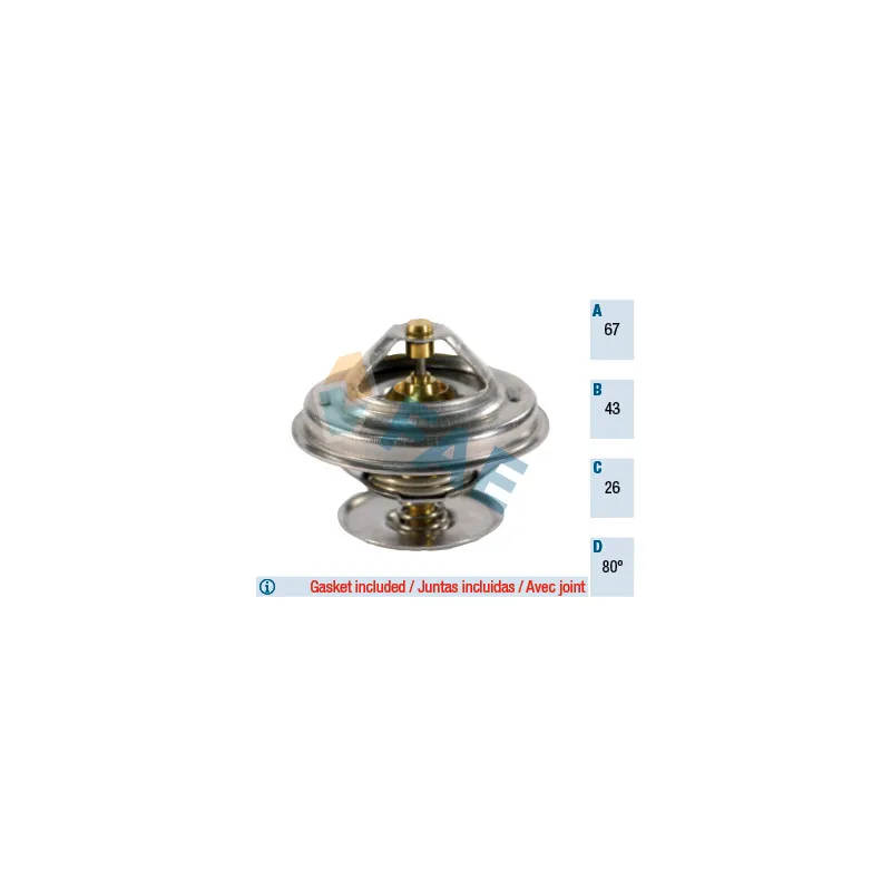 Thermostat d'eau FAE 5300280