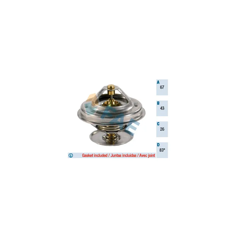 Thermostat d'eau FAE 5300283