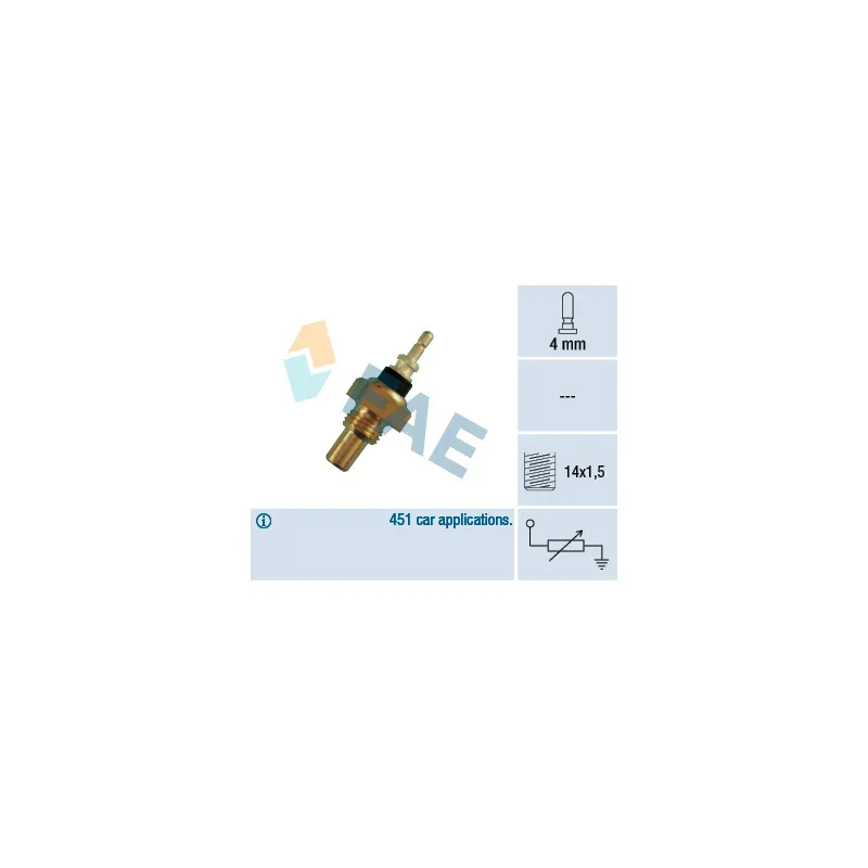 Sonde de température, liquide de refroidissement FAE 32220
