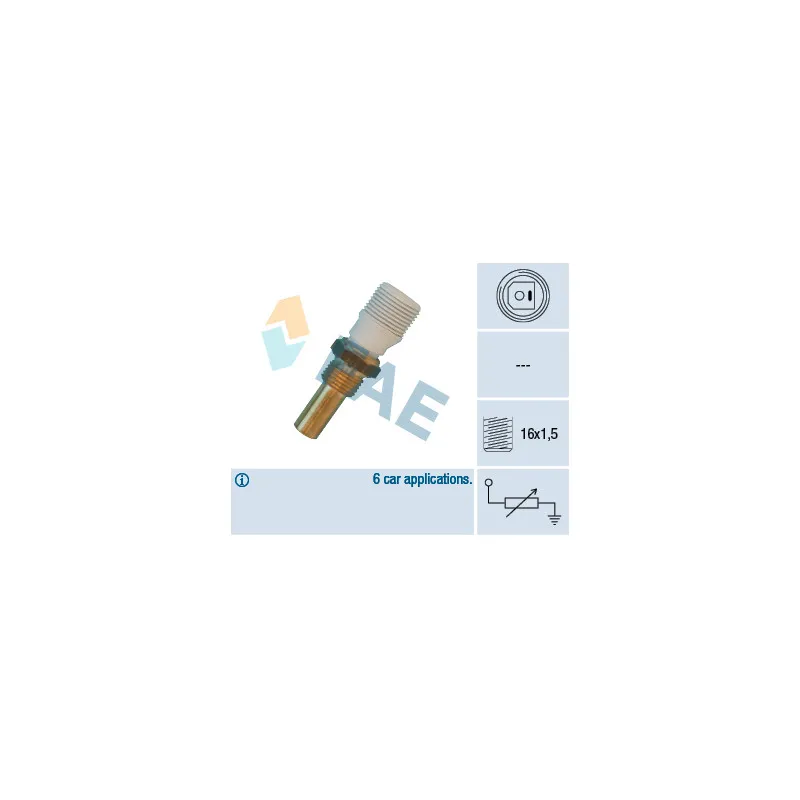 Sonde de température, liquide de refroidissement FAE 32620