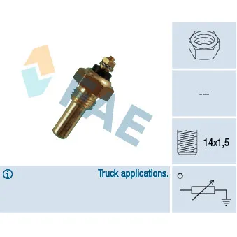 Sonde de température, liquide de refroidissement FAE