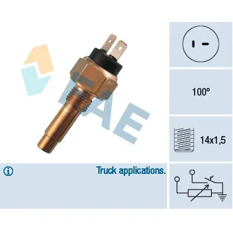 Sonde de température, liquide de refroidissement FAE