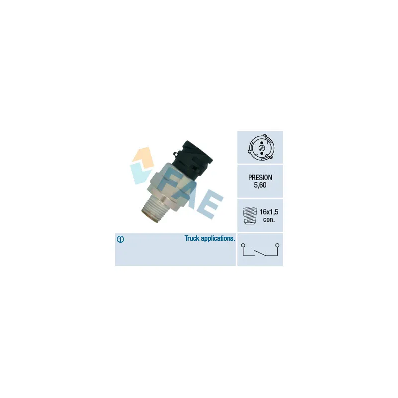 Indicateur de pression d'huile FAE 18118