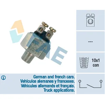Interrupteur des feux de freins FAE