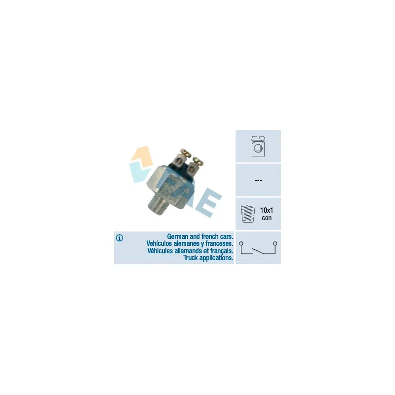 Interrupteur des feux de freins FAE 20020