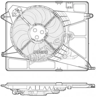 Ventilateur, refroidissement du moteur DENSO
