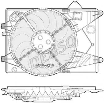 Ventilateur, refroidissement du moteur DENSO