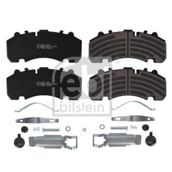 Jeu de 4 plaquettes de frein avant FEBI BILSTEIN 16606