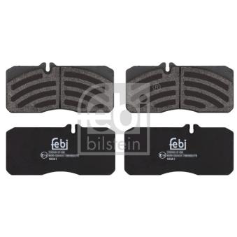 Jeu de 4 plaquettes de frein avant FEBI BILSTEIN 16561