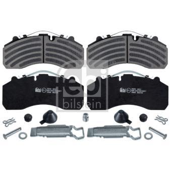 Jeu de 4 plaquettes de frein avant FEBI BILSTEIN 16666