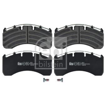 Jeu de 4 plaquettes de frein arrière FEBI BILSTEIN 16779