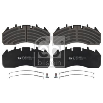 Jeu de 4 plaquettes de frein avant FEBI BILSTEIN 16778