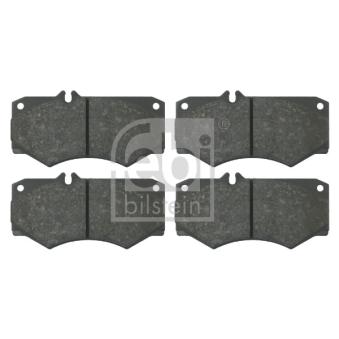 Jeu de 4 plaquettes de frein avant FEBI BILSTEIN