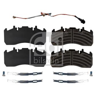 Jeu de 4 plaquettes de frein FEBI BILSTEIN 171244