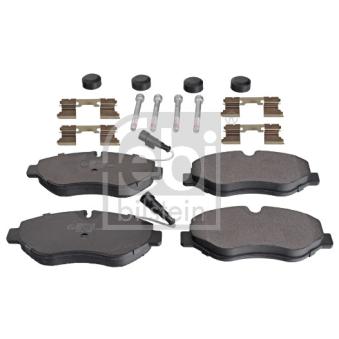 Jeu de 4 plaquettes de frein avant FEBI BILSTEIN 116256