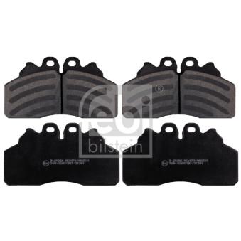 Jeu de 4 plaquettes de frein avant FEBI BILSTEIN