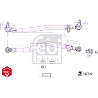 Barre de direction FEBI BILSTEIN 187780
