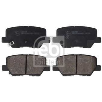 Jeu de 4 plaquettes de frein arrière FEBI BILSTEIN 193459
