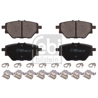 Jeu de 4 plaquettes de frein arrière FEBI BILSTEIN 195081