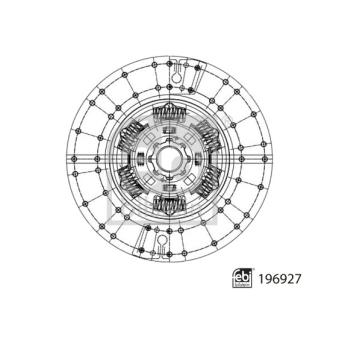 Disque d'embrayage FEBI BILSTEIN 196927