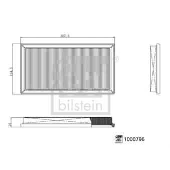 Filtre à air FEBI BILSTEIN 1000796