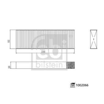 Kit de filtres, air d'habitacle FEBI BILSTEIN 1002066
